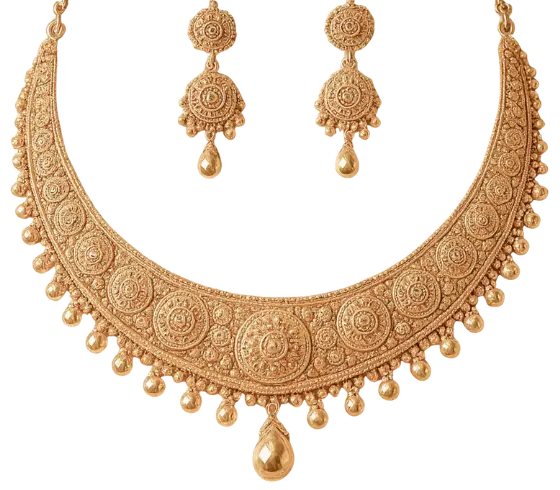 Gold bridal set from Arshad Jewellers
